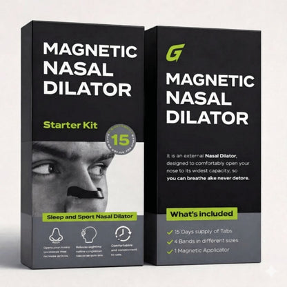 Bandas nasales magnéticas Gronex 15 usos — dilatador nasal para deporte y dormir