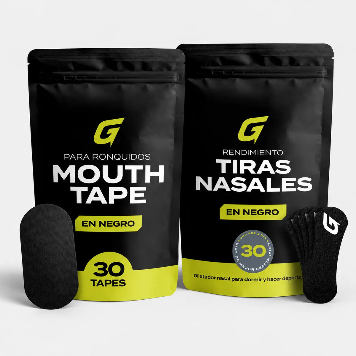 Tiras y Tapa Bocas Para Ronquidos Pack