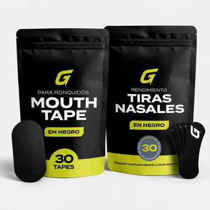 Tiras y Tapa Bocas Para Ronquidos Pack