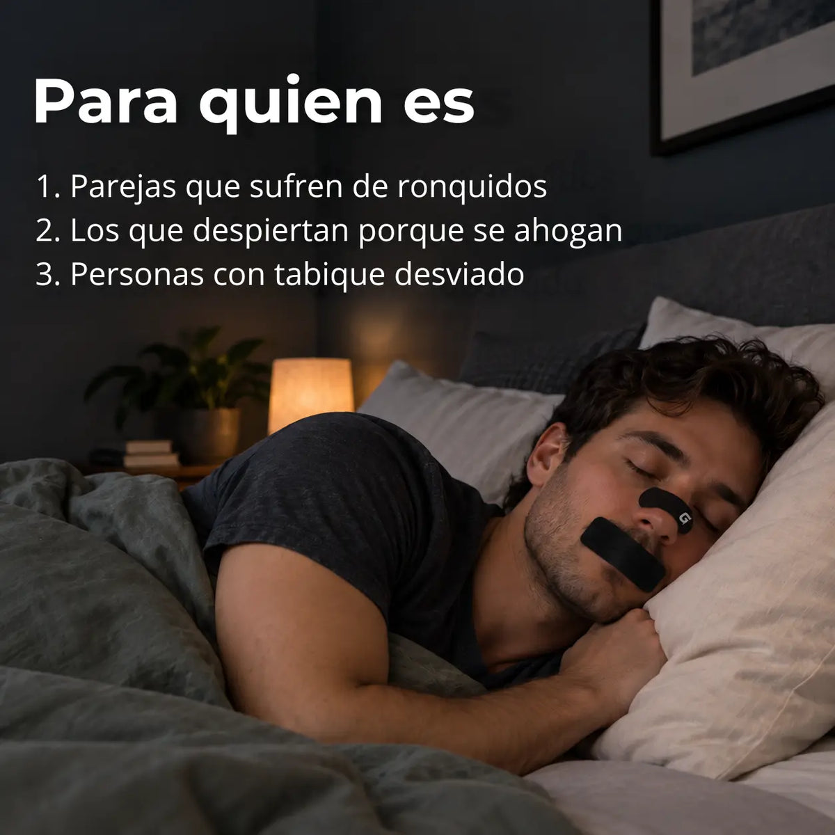 Tiras y Tapa Bocas Para Ronquidos Pack