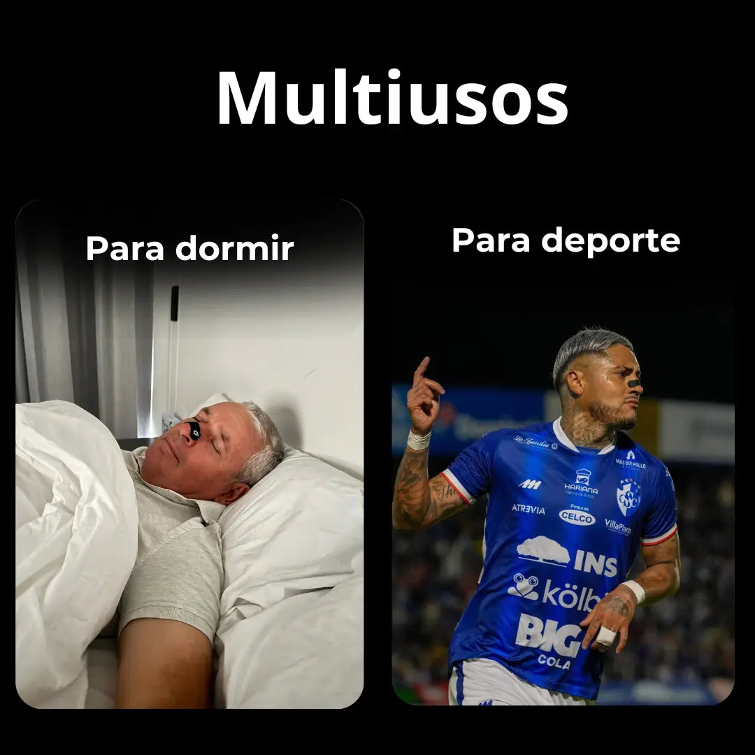 Tiras nasales que pueden ser usadas en el deporte o para dormir mejor 